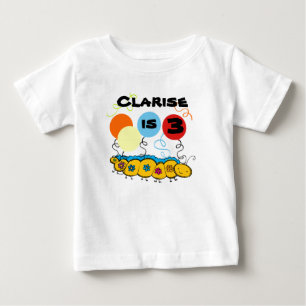 Pour Bébé T-shirt d'anniversaire personnalisable Caterpillar