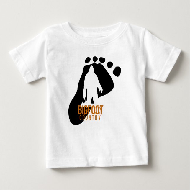 Pour Bébé T-shirt de Bigfoot de nourrissons (Devant)