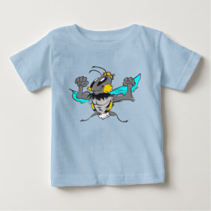 Pour Bébé T-shirt de caricature d'abeille mignonne et robust