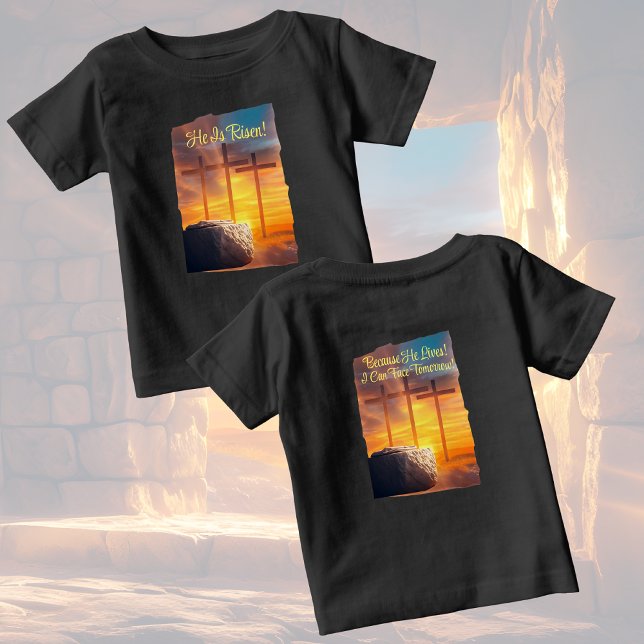 Pour Bébé T-Shirt de célébration de la Résurrection de Pâque (Créateur téléchargé)