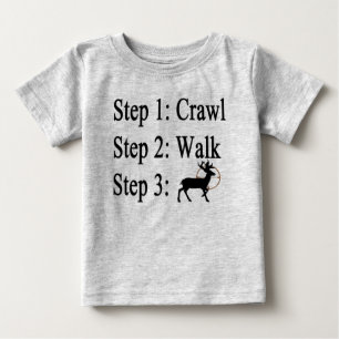 Pour Bébé T-shirt de chasse Baby Steps