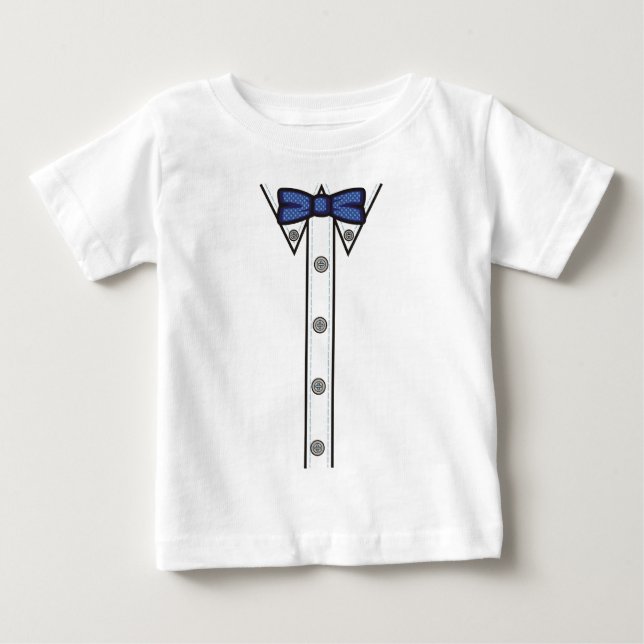Pour Bébé T-shirt de cravate d'arc (Devant)