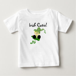 Pour Bébé T-shirt de Cutie d'Irlandais de lutin