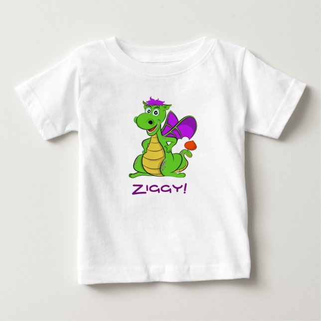 Pour Bébé T-shirt de dragon de Ziggy (Devant)