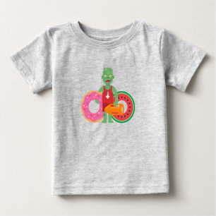 Pour Bébé T-shirt de fête au bord de la piscine avec un maît