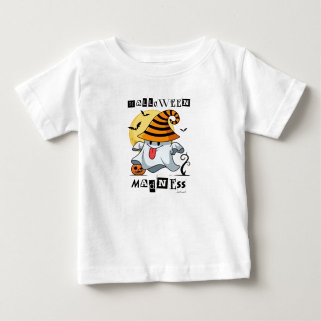 Pour Bébé T-shirt de folie d'Halloween (Devant)