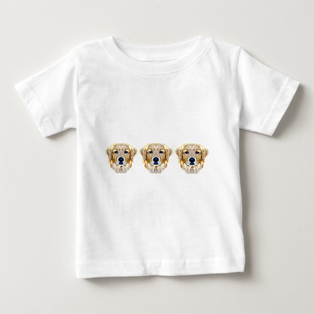 Pour Bébé T-shirt de golden retriever (Devant)
