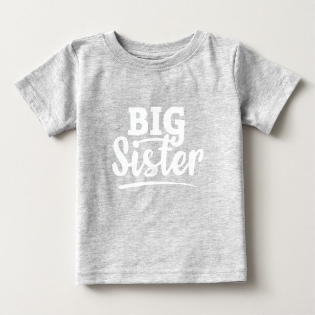 Pour Bébé T-shirt de grande sœur fière (Devant)