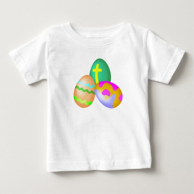 Pour Bébé t-shirt de la bénédiction des oeufs de Pâques (Devant)
