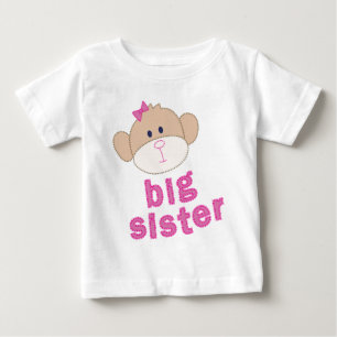 Pour Bébé T-shirt de la grande soeur singe