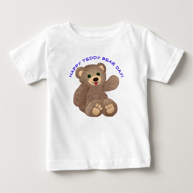 Pour Bébé T-shirt de la journée de l'ours en peluche (Devant)