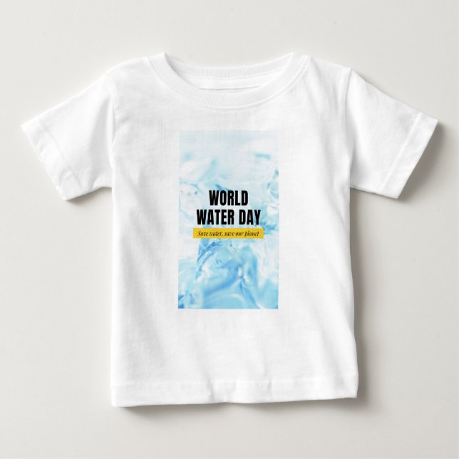Pour Bébé T-shirt de la Journée mondiale de l'eau (Devant)