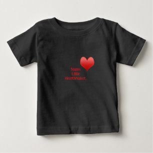 Pour Bébé T-shirt de la petite maman qui brise le coeur