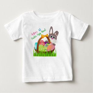 Pour Bébé T-shirt de la première chasse aux oeufs de Pâques 