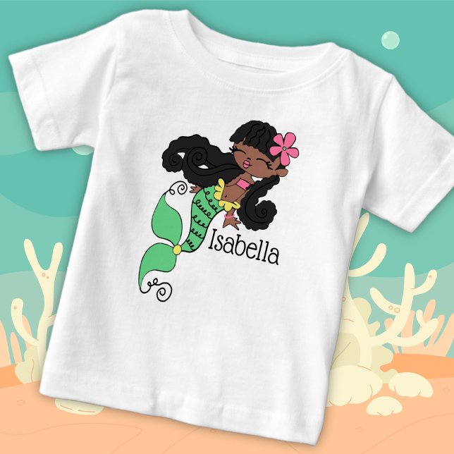 Pour Bébé T-shirt de la sirène (Créateur téléchargé)