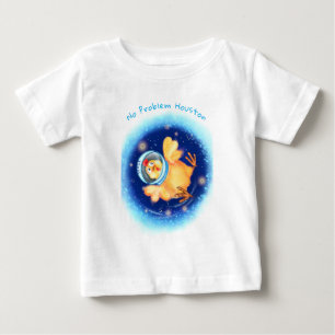 Pour Bébé T-shirt de l'astronaute de poulet Texte personnali