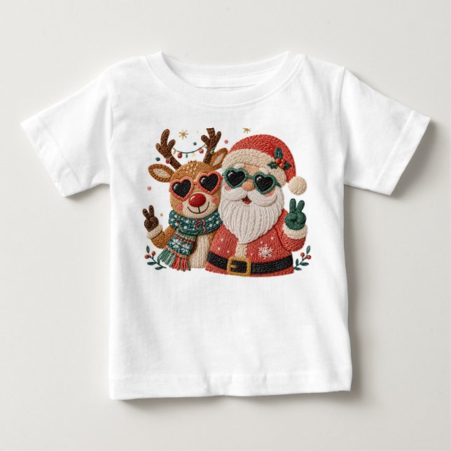 Pour Bébé T-Shirt de Noël (Devant)