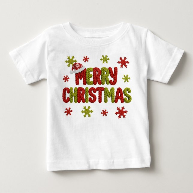 Pour Bébé T-Shirt de Noël (Devant)