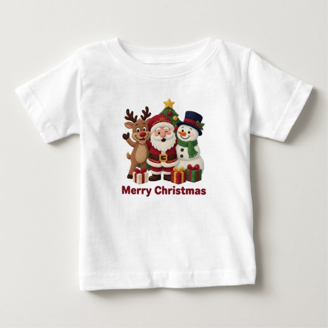 Pour Bébé T-Shirt de Noël (Devant)