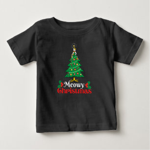 Pour Bébé T-shirt de Noël Meowy