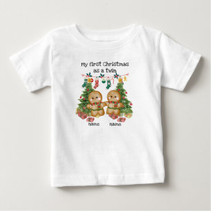 Pour Bébé T-shirt de Noël Twins