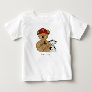 Pour Bébé T-shirt de nounours de pompier