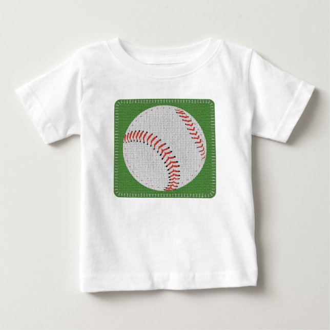 Pour Bébé T-shirt de nourrisson de base-ball (Devant)