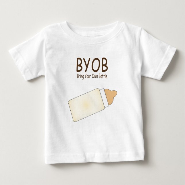 Pour Bébé T-shirt de nourrisson de BYOB (Devant)