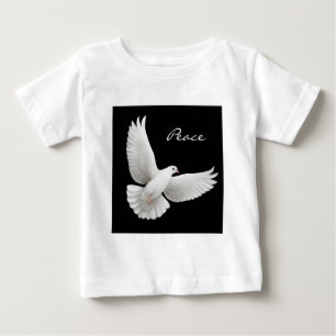 Pour Bébé T-shirt de nourrisson de colombe de paix