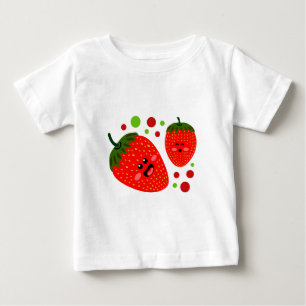 Pour Bébé T-shirt de nourrisson de fraises
