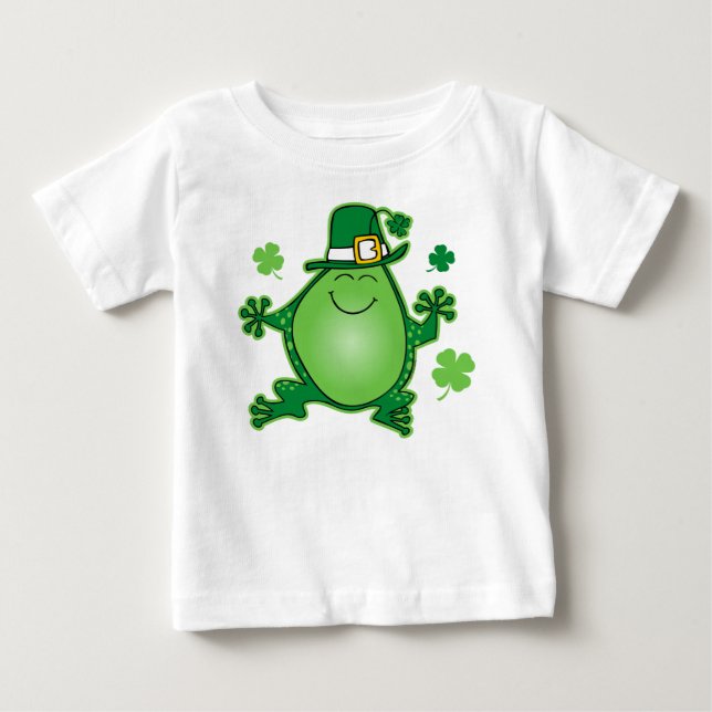 Pour Bébé T-shirt de nourrisson de grenouille de lutin (Devant)