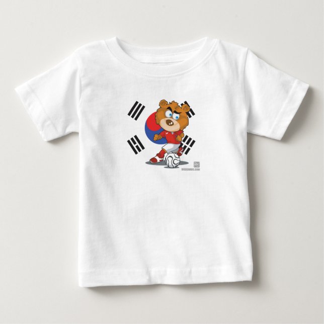 Pour Bébé T-shirt de nourrisson de la Corée du Sud (Devant)