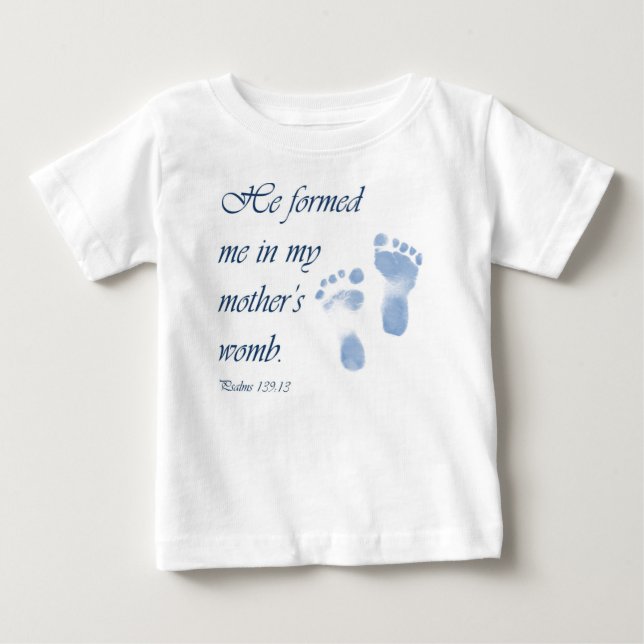 Pour Bébé T-shirt de nourrisson de l'utérus de la mère (Devant)