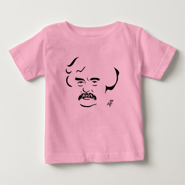 Pour Bébé T-shirt de nourrisson de Mark Twain (Devant)
