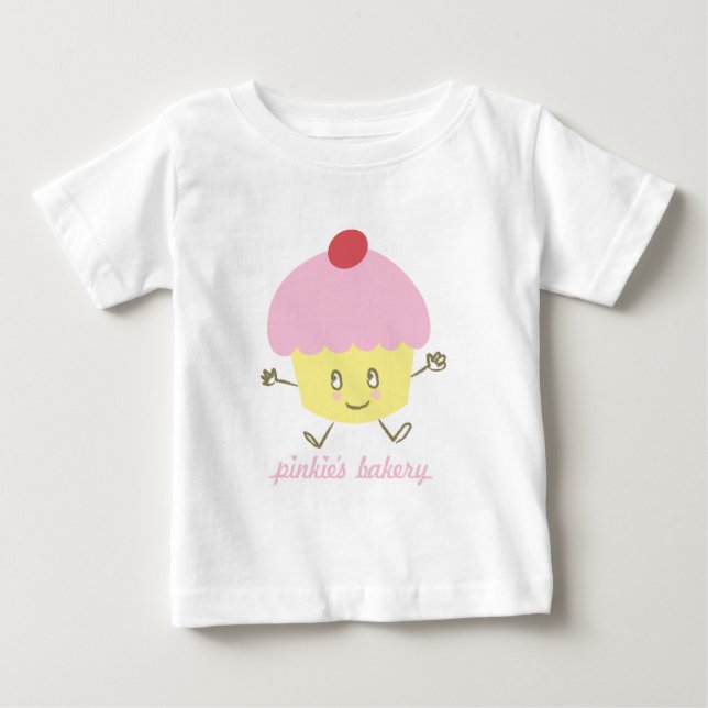 Pour Bébé T-shirt de nourrisson de petit gâteau de la (Devant)