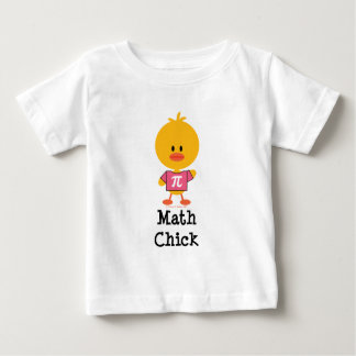 Pour Bébé T-shirt de nourrisson de poussin de maths