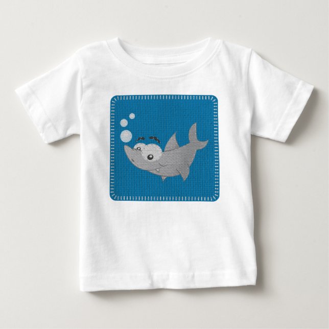 Pour Bébé T-shirt de nourrisson de requin (Devant)
