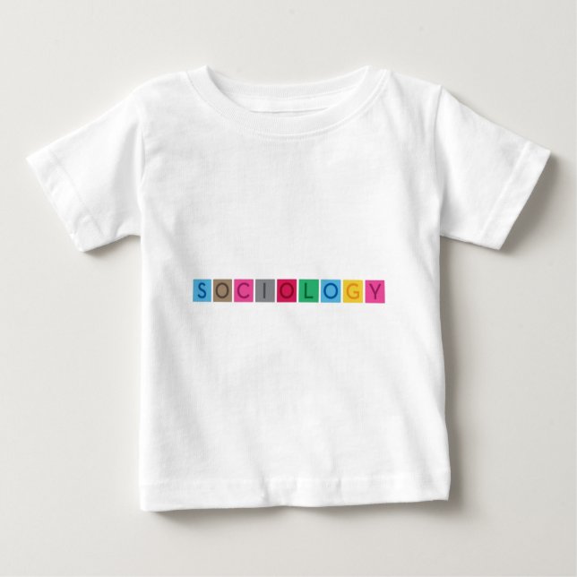 Pour Bébé T-shirt de nourrisson de sociologie (Devant)