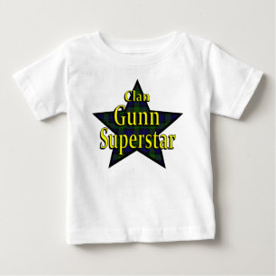 Pour Bébé T-shirt de nourrisson de superstar de Gunn de clan