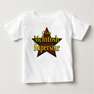 Pour Bébé T-shirt de nourrisson de superstar de McIntosh de