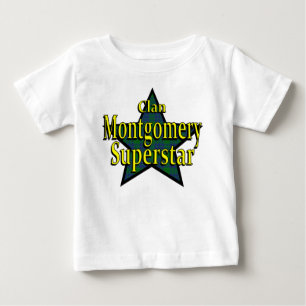 Pour Bébé T-shirt de nourrisson de superstar de Montgomery