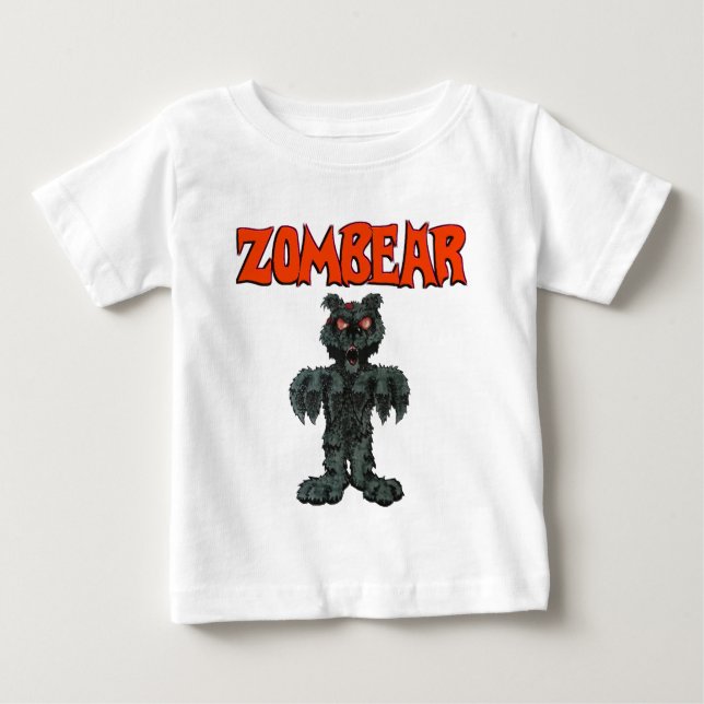 Pour Bébé T-SHIRT de NOURRISSON de ZombieZ ZOMBEAR (Devant)