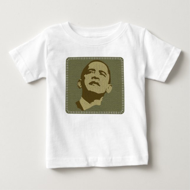 Pour Bébé T-shirt de nourrisson d'Obama (Devant)