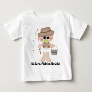 Pour Bébé T-shirt de papa's Fishing Buddy Baby
