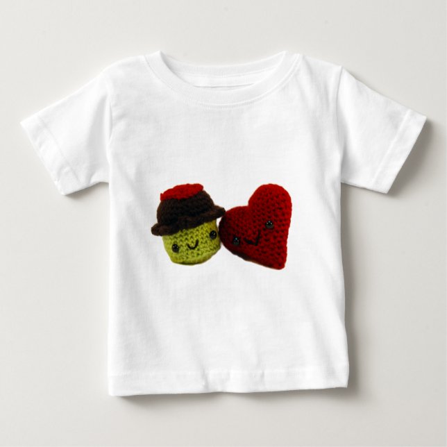 Pour Bébé T-shirt de petit pain d'amour - enfant en bas âge (Devant)