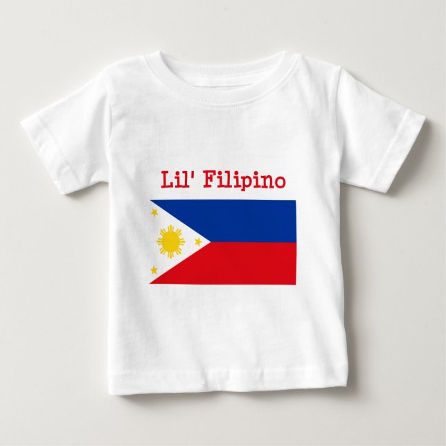 Pour Bébé T-shirt de Philippin de Lil (Devant)