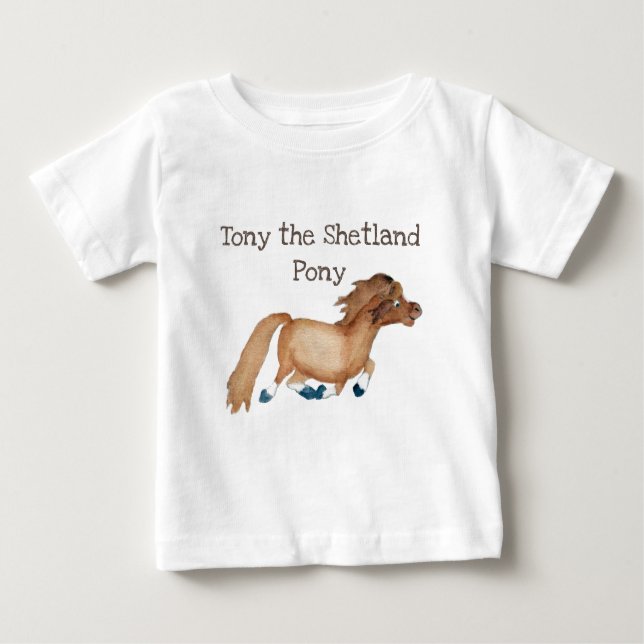 Pour Bébé T-shirt de poney (Devant)