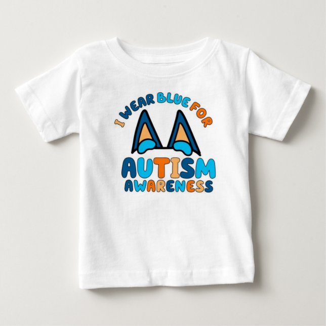 Pour Bébé T-Shirt de sensibilisation à l'autisme (Devant)