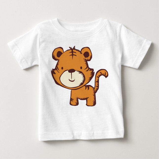 Pour Bébé T-shirt de tigre de Lil (Devant)