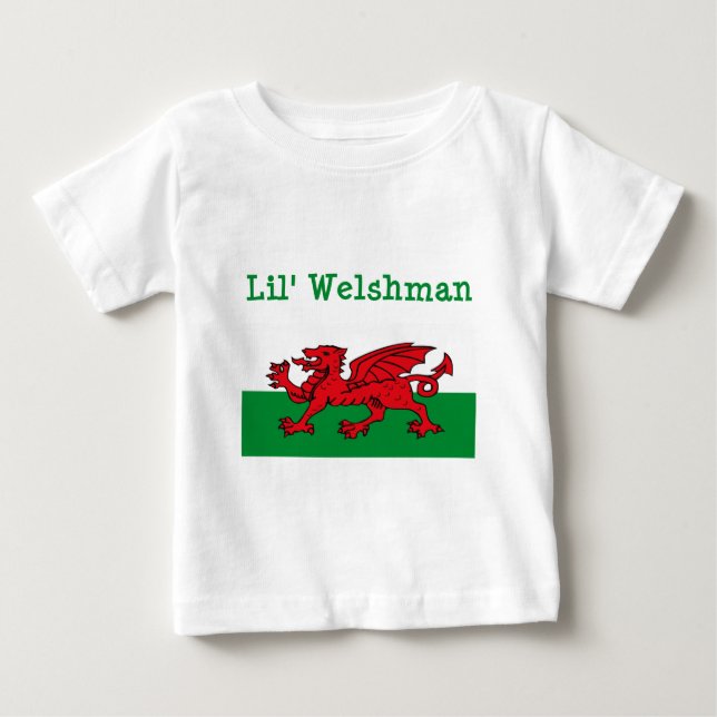 Pour Bébé T-shirt de Welshman de Lil (Devant)
